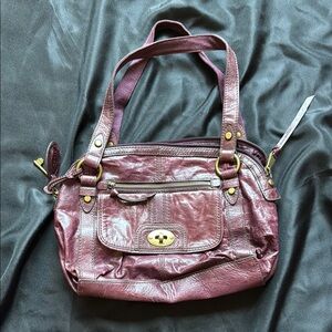 fossil purple bag
